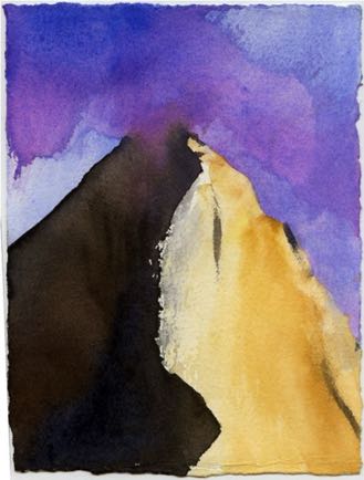 30 (Mountain), 14cmx19cm, Watercolour 30 (Mountain), 14cmx19cm, Watercolour
